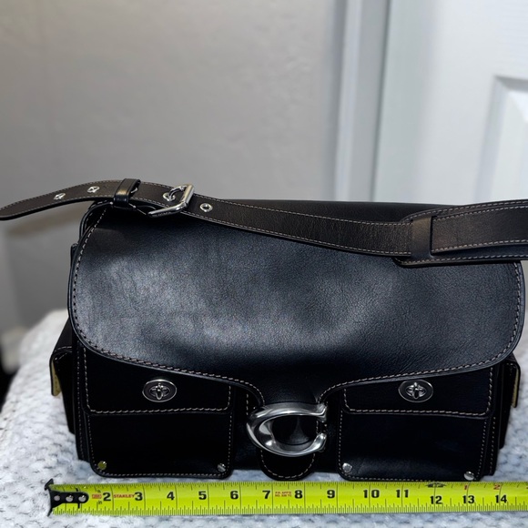 Coach Black Cargo Tabby Bag 36 - Picture 7 of 12